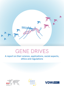 Book cover, Gene drives: a report